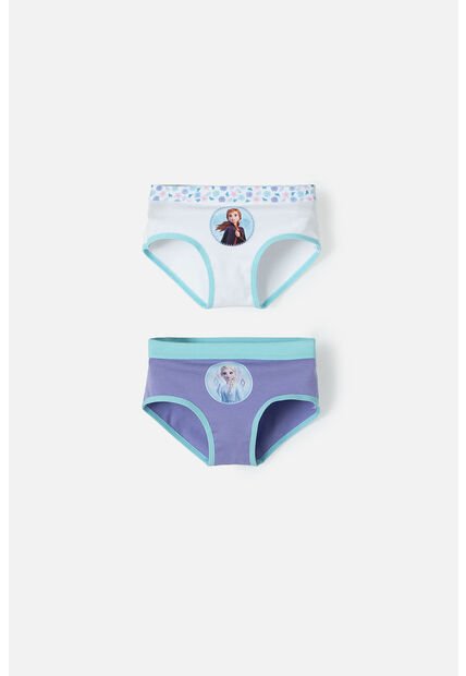 Pack X2 Panties De Frozen Multicolor Para Niña 2T A 5T 3T