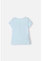 Camiseta De Stitch Manga Corta Azul Para Niña 10 de Disney