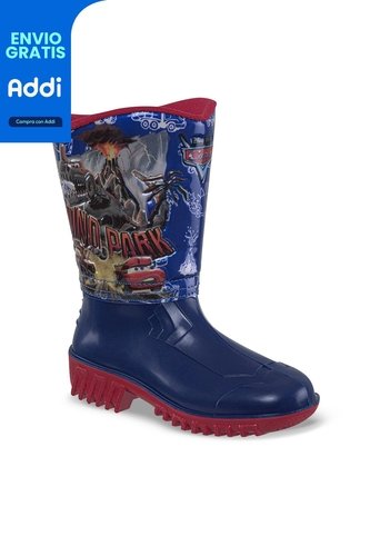 Botas Lluvia Cars Heros Azul-Rojo Disney Para Niño Disney