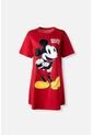 Pijama De Mickey Mouse Tipo Batola Roja Para Mujer S de Disney