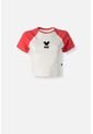 Camiseta De Mickey Mouse Crop Top Para Mujer M de Disney