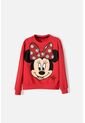 Buzo De Minnie Mouse Estampado Rojo Para Niña 8 de Disney