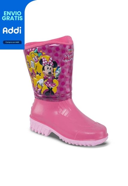 Botas Araan Minnie Rosa Para Niña Disney