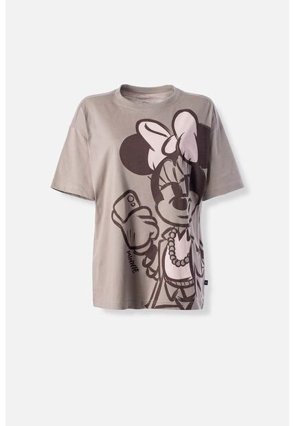 Camiseta Mickey Mouse Relax Fit Para Mujer XS