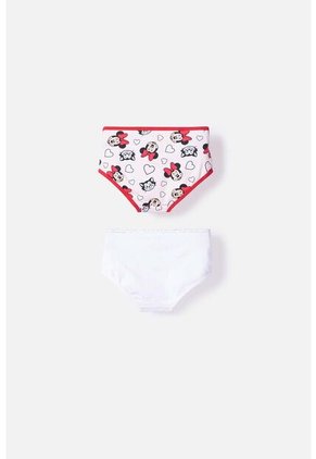 Pack X2 Panties De Minnie Mouse Multicolor Para Niña 2T A 5T 3T