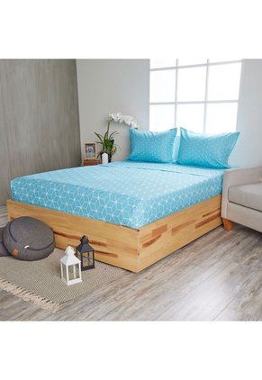 Juego De Sábanas Geométrico Microfibra Juego De Sábanas Geométrico Microfibra Doble Distrihogar