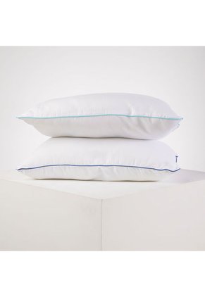 Set X 2 Almohadas Soporte Medio Microfibra Sateen Stripe 0.5 Set X 2 Almohadas Soporte Medio Microfibra Sateen Stripe 0.5 50 X 70 Cm Distrihogar