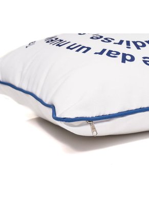 Cojín Mi Sangre Transformar 100% Poliéster Blanco Cojín Mi Sangre Transformar 100% Poliéster Blanco 45x45 Cm Distrihogar