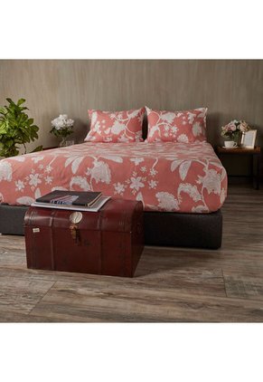 Juego De Sábanas Algodón Poliéster Amalia Flora Juego De Sábanas Algodón Poliéster Amalia Flora Doble Distrihogar