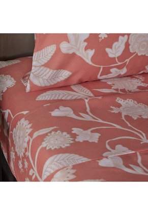 Juego De Sábanas Algodón Poliéster Amalia Flora Juego De Sábanas Algodón Poliéster Amalia Flora Doble Distrihogar