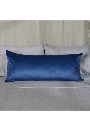 Cojín Lumbar Xl Azúl Oscuro 40 X 90 Cm Cojín Lumbar Xl Azúl Oscuro 40 X 90 Cm Distrihogar