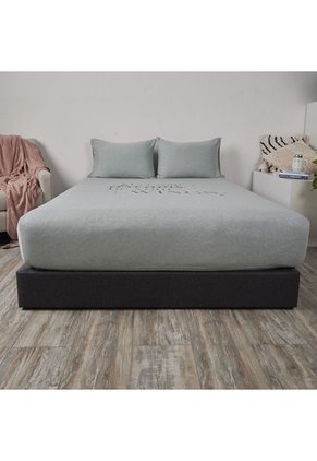 Semijuego De Sábanas Teeny Extrafresh Jersey Gris Semijuego De Sábanas Teeny ExtraFresh Jersey Gris Sencillo Distrihogar