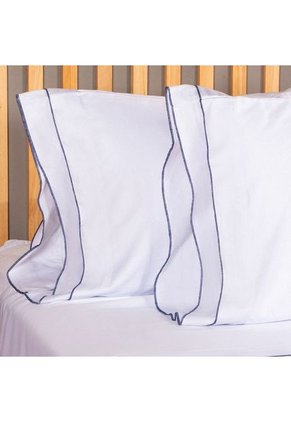 Juego De Sábanas 600 Hilos Stitch Azul Juego De Sábanas 600 Hilos Stitch Azul Doble Distrihogar