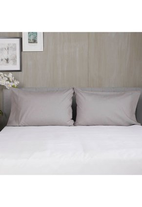 Set X 2 Fundas Essencial 150 Hilos Mora Gris 50 X 73 Cm Set X 2 Fundas Essencial 150 Hilos Mora Gris 50 X 73 Cm Distrihogar