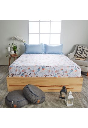 Juego De Sábanas Libertad Microfibra Juego De Sábanas Libertad Microfibra Doble Distrihogar