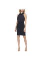 Vestido Dkny Mid Para Mujer Negro de Dkny