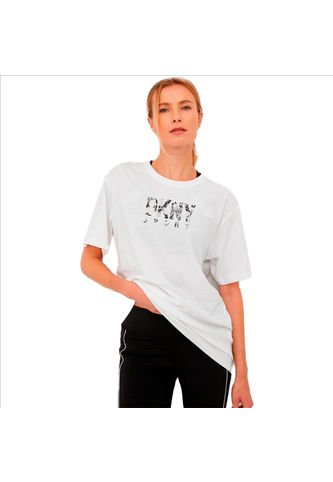 Blusa Dkny Para Mujer Wht Blanco Casual Con Algodón Moda Dkny