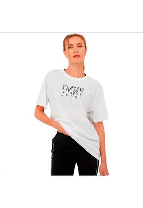 Blusa Dkny Para Mujer Wht Blanco Casual Con Algodón Moda