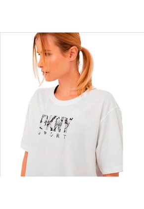 Blusa Dkny Para Mujer Wht Blanco Casual Con Algodón Moda