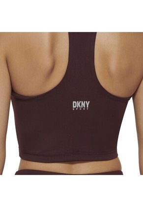 Top Cut Dkny Marrón Original Para Mujer