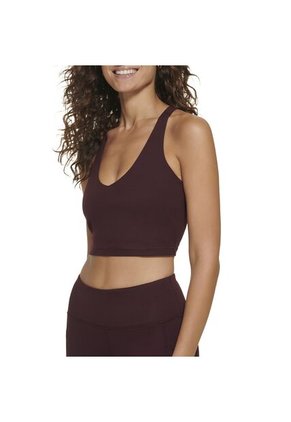 Top Cut Dkny Marrón Original Para Mujer