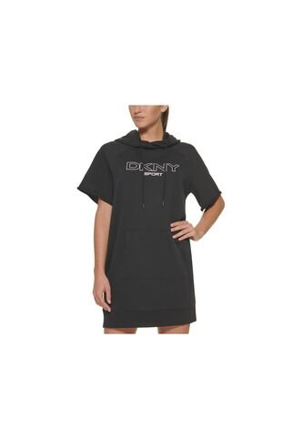 Vestido Casual DKNY Original Negro Para Mujer Dkny