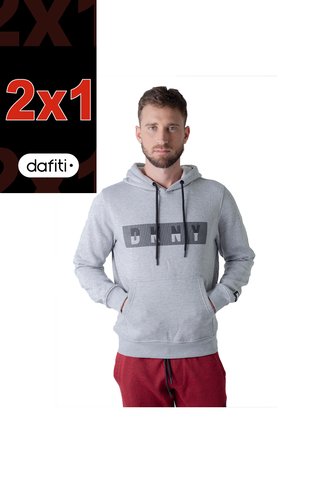 Buzo Dkny Para Hombre Gris Dkny