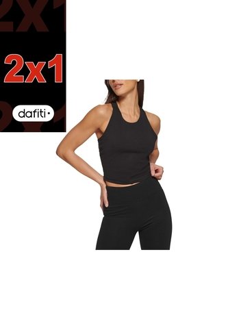Camisa Top Deportivo Dkny Para Dama Negro Original Dkny