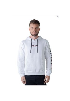 Hoodie Dkny Original Blanco Para Hombre