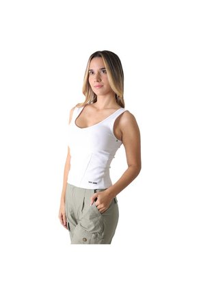 Camiseta Top Bang Dkny Para Dama Blanco