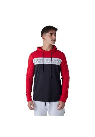 Hoodie Dkny Original Rojo Para Hombre Dkny