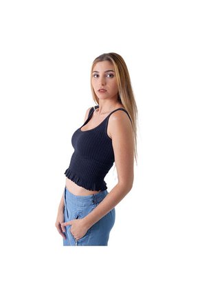 Top Blk Dkny Para Dama Negro