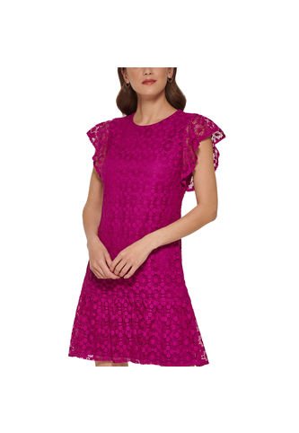 Vestido Dkny Adz Para Mujer Morado Dkny