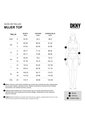 Top Cut Dkny Marrón Original Para Mujer de Dkny