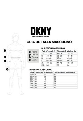 Bermuda Dkny  Jean Para Hombre Azul