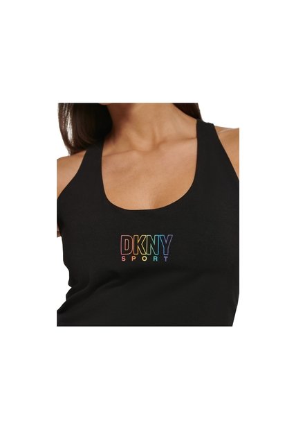 Top Deportivo Dkny Negro Para Mujer
