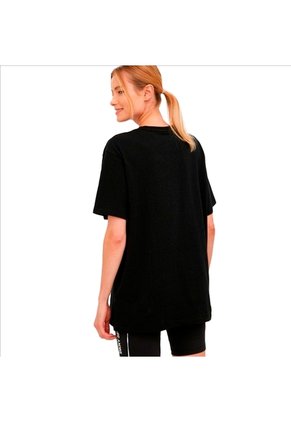 Camiseta Casual En Algodón DKNY Negro Para Mujer