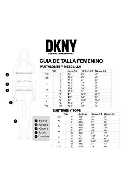 Legging Deportivo Dkny Original Negro Para Mujer