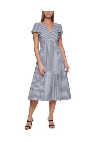 Vestido Dkny Para Mujer Bwt Azul Dkny
