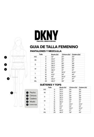 Blusa Dkny Para Mujer Agn Verde Dkny