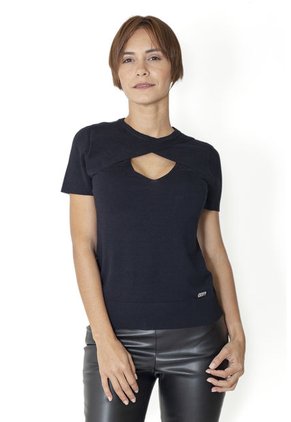 Blusa Blk Dkny Para Mujer Negro