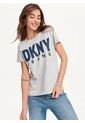 Blusa A4 Dkny Para Dama Gris de Dkny