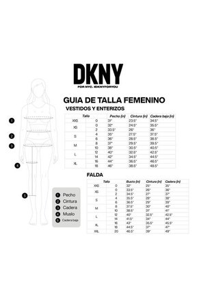 Vestido Dkny Para Mujer Blk Negro
