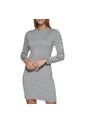Vestido Manga Larga Dkny Para Mujer Gris de Dkny