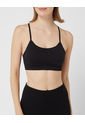 Top Dkny Para Mujer Blk Negro Deportivo Con Algodón Moda de Dkny