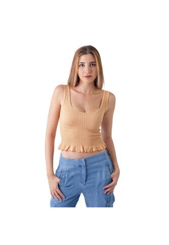 Top Blk Dkny Para Dama Naranja Dkny