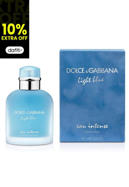 Perfume Light Blue Eau Intense De Dolce Gabbana Para Hombre 100 Ml