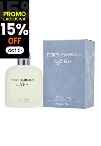 Perfume Light Blue De Dolce Gabbana Para Hombre 200 Ml Dolce y Gabbana