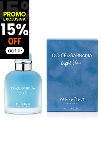 Perfume Light Blue Eau Intense De Dolce Gabbana Para Hombre 100 Ml Dolce y Gabbana