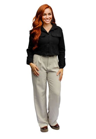 Chaqueta Negro DOUGGER DULCE DOUGGER